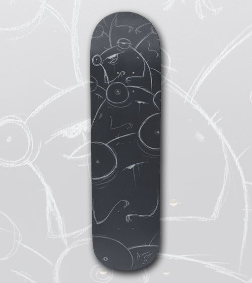 Ann Arbor Skatepark fundraiser deck Ann Arbor Skatepark fundraiser deck