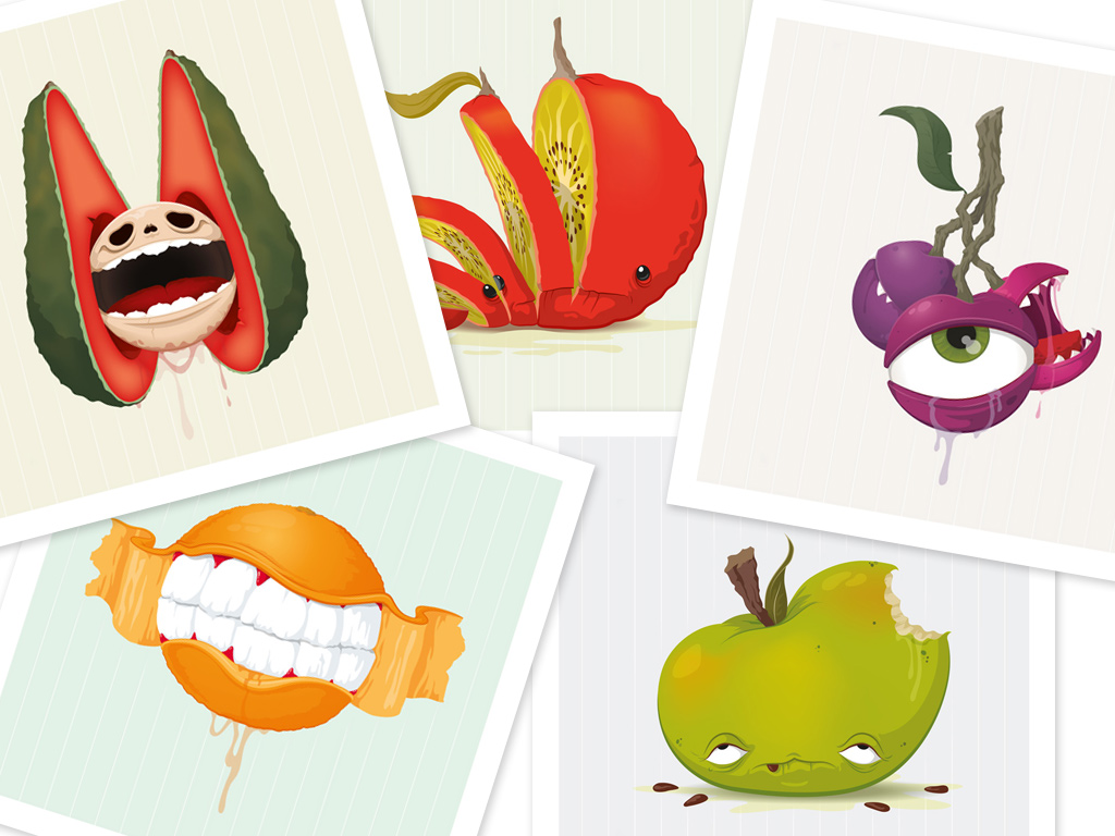 Odd Obst Print Set